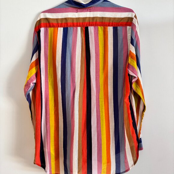 XiRENA Colorful Stripe Beau Blouse - Picture 2 of 4